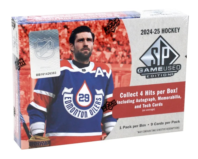 2024-25 Upper Deck SP Game Used Hockey Hobby 20 Box Case (Ships Sealed Only) - B6