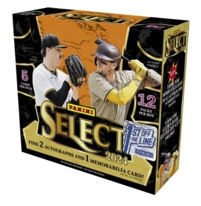 2024 Panini Select Baseball 1st Off The Line Hobby 12 Box Case (Ships Sealed Only) - B6