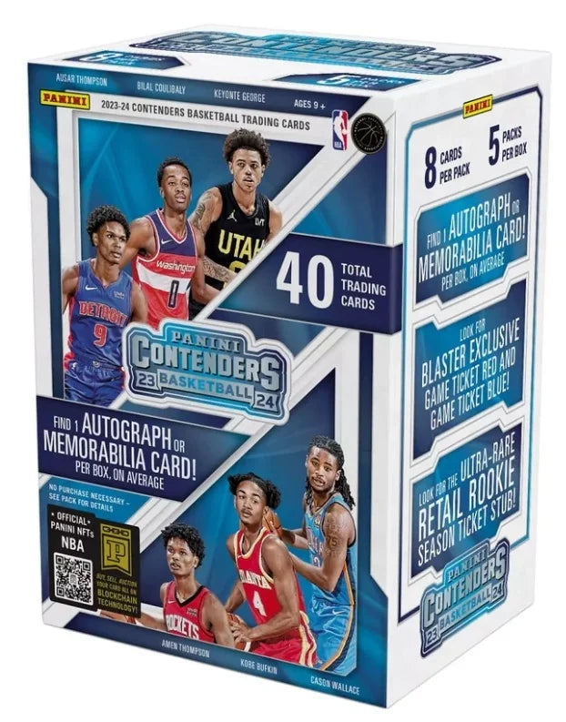 2023-24 Panini Contenders Basketball Blaster 20 Box Case (Ships Sealed Only) - B4