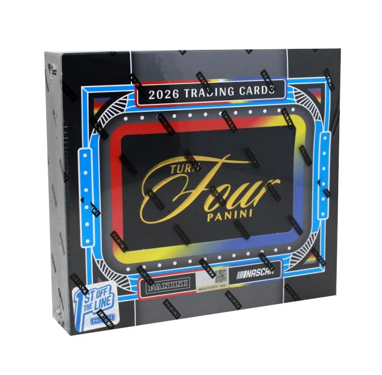2026 Panini Turn Four Racing 1st Off The Line Hobby 10 Box Case (Ships Sealed Only) - B2
