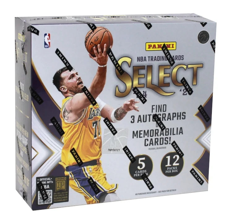 2024-25 Panini Select Basketball Hobby 12 Box Case (Ships Sealed Only) - B4
