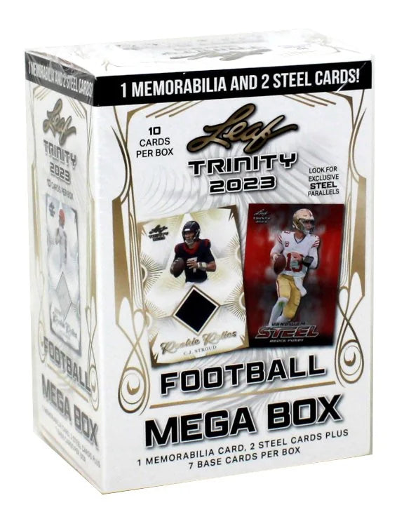 2023 Leaf Trinity Football Mega 20 Box Case (Ships Sealed Only) - B6