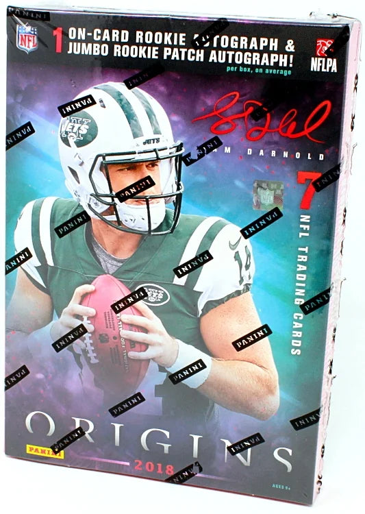 2018 Panini Origins Football Hobby 16 Box Case (Ships Sealed Only) - B2