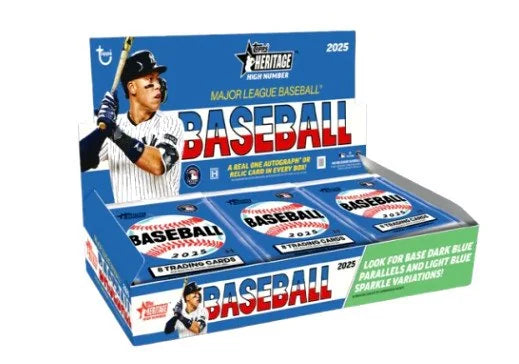 2025 Topps Heritage High Number Baseball Hobby 12 Box Case (Ships Sealed Only) - B8