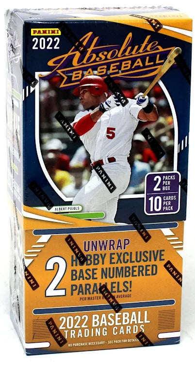 2022 Panini Absolute Baseball Hobby 10 Box Case (Ships Sealed Only) - B8