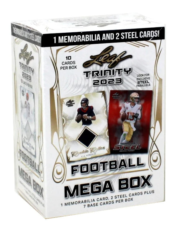 2023 Leaf Trinity Football Mega 20 Box Case (Ships Sealed Only) - B8