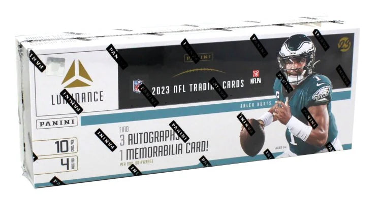 2023 Panini Luminance Football Hobby 12 Box Case (Ships Sealed Only) - B10