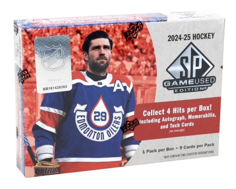 2024-25 Upper Deck SP Game Used Hockey Hobby 20 Box Case (Ships Sealed Only) - B12