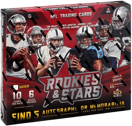 2015 Panini Rookies & Stars Longevity Football Box (Ships Sealed Only) - B12