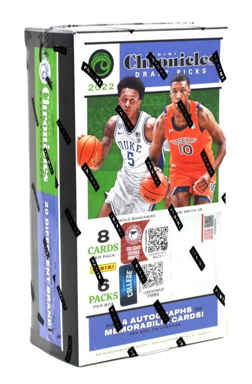 2022 Panini Chronicles Draft Basketball Hobby 16 Box Case (Ships Sealed Only) - B12