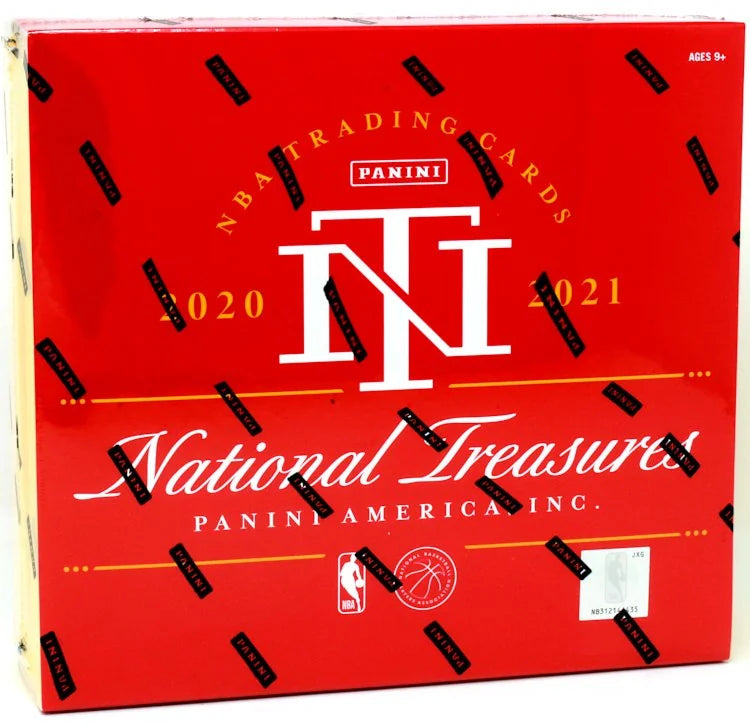 2020-21 Panini National Treasures Basketball Hobby 4 Box Case (Ships Sealed Only) - B18