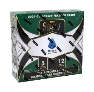 2024-25 Panini Select Serie A Soccer Hobby Box (Ships Sealed Only) - B