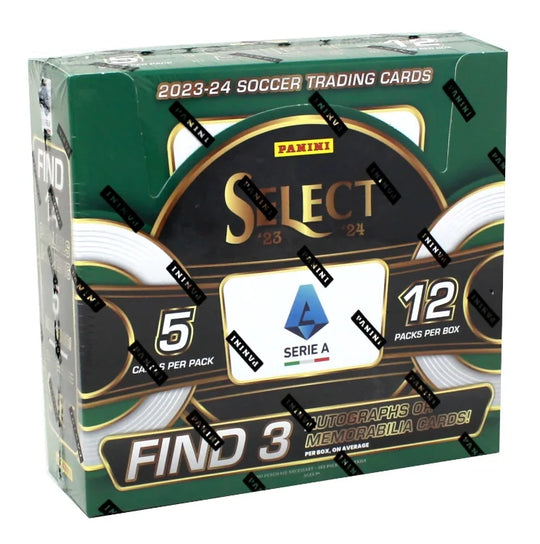 2023-24 Panini Select Serie A Soccer Hobby Box (Ships Sealed Only)