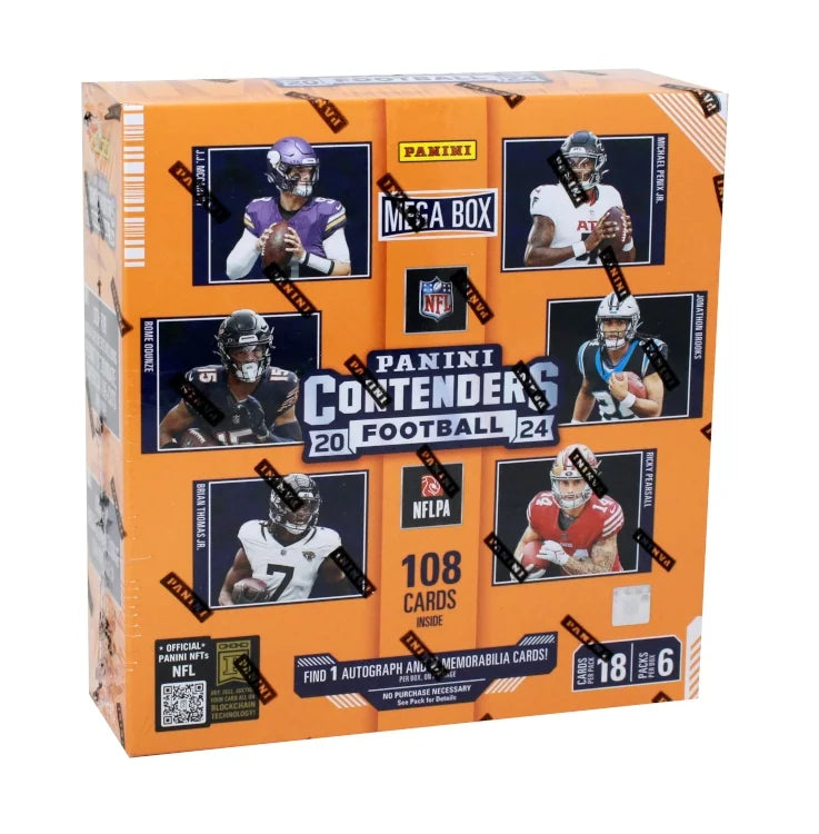 2024 Panini Contenders Football Mega 20 Box Case (Ships Sealed Only) - B7