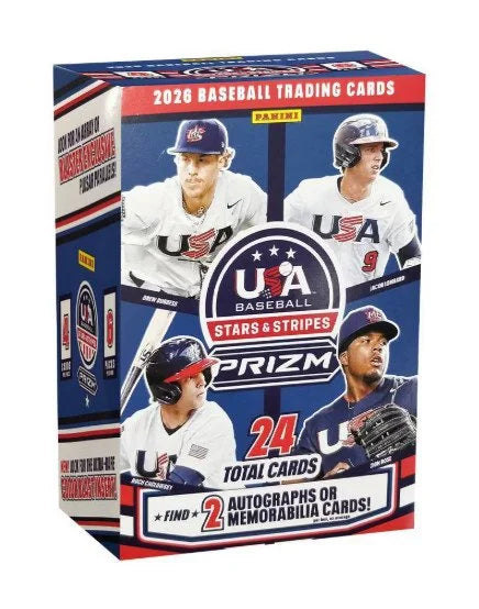 2026 Panini USA Stars & Stripes Prizm | 20 Box Case Blaster (Ships Sealed Only) - B6