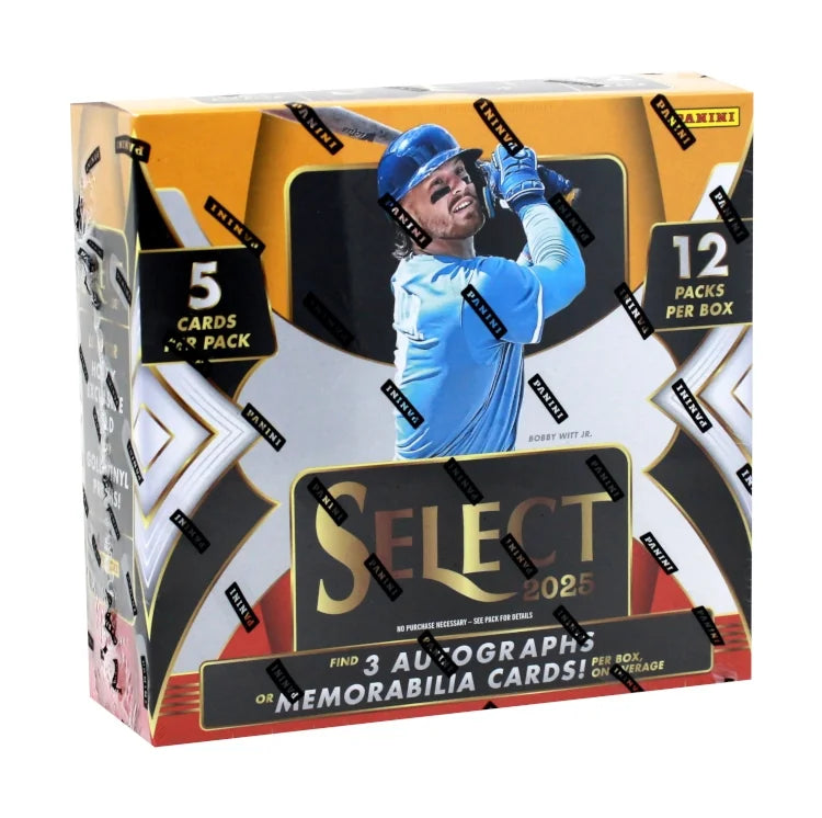 2025 Panini Select Baseball Hobby 12 Box Case (Ships Sealed Only) - B9