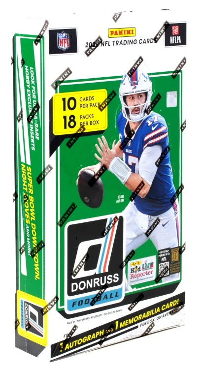2022 Panini Donruss Football Hobby 18 Box Case (Ships Sealed Only) - B24