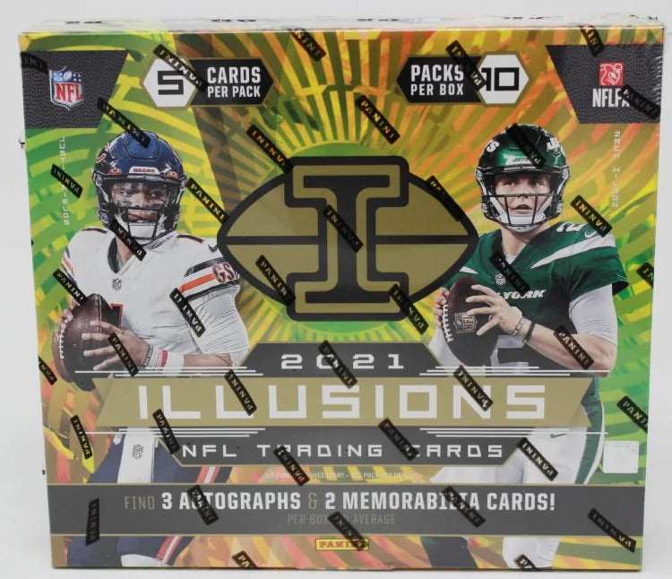 2021 Panini Illusions Football Hobby 16 Box Case (Ships Sealed Only) - B26