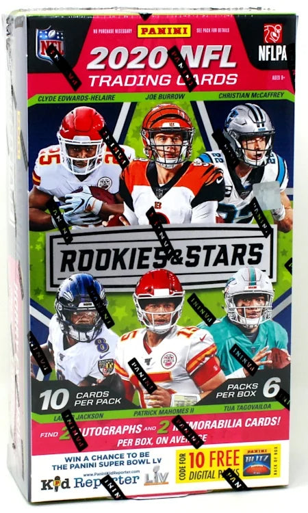 2020 Panini Rookies & Stars Football Hobby 14 Box Case (Ships Sealed Only) - B18