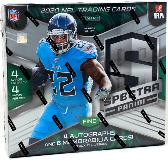 2020 Panini Spectra Football Hobby Case | 8 Boxes (Ships Sealed Only)