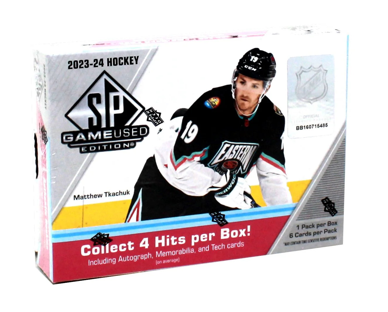 2023-24 Upper Deck SP Game Used Hockey Hobby 18 Box Case (Ships Sealed Only) - B13