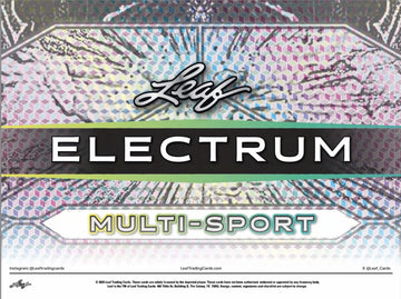 2025 Leaf Electrum Multi-Sport Super Mega 8 Box Case (Ships Sealed Only) - B12