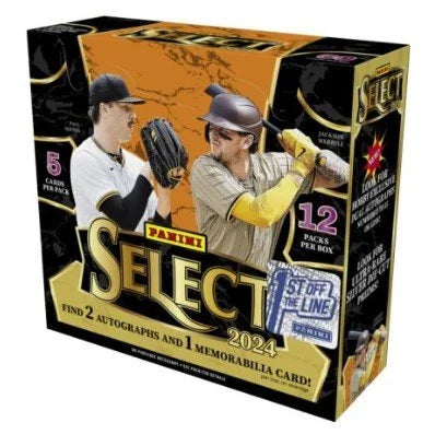 2024 Panini Select Baseball 1st Off The Line Hobby 12 Box Case (Ships Sealed Only) - B14