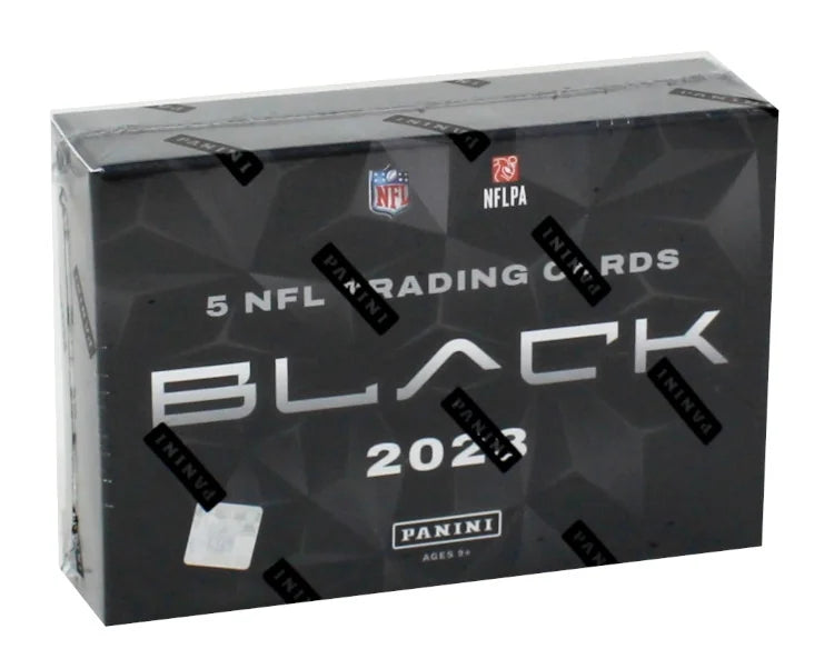 2023 Panini Black Football Hobby 12 Box Case (Ships Sealed Only) - B26