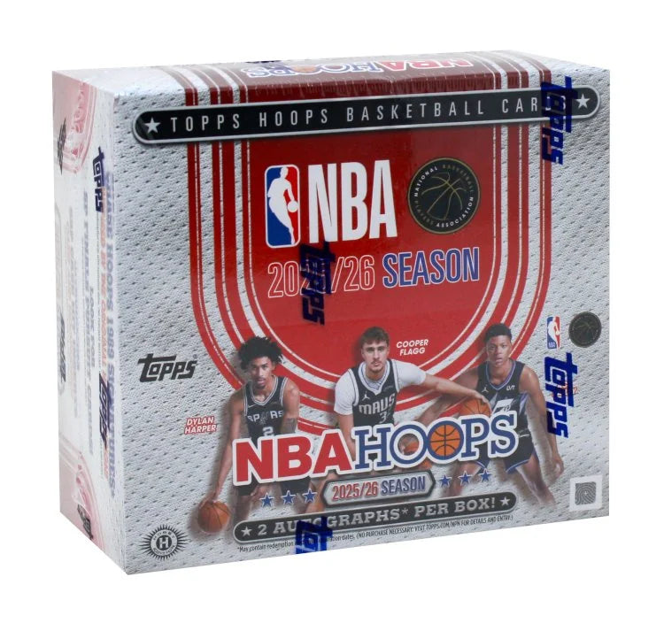 2025-26 Topps NBA Hoops Basketball Jumbo 8 Box Case (Ships Sealed Only) - B8