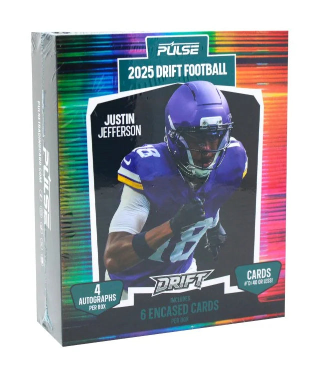 2025 Pulse Drift Football Hobby 10 Box Case - B4