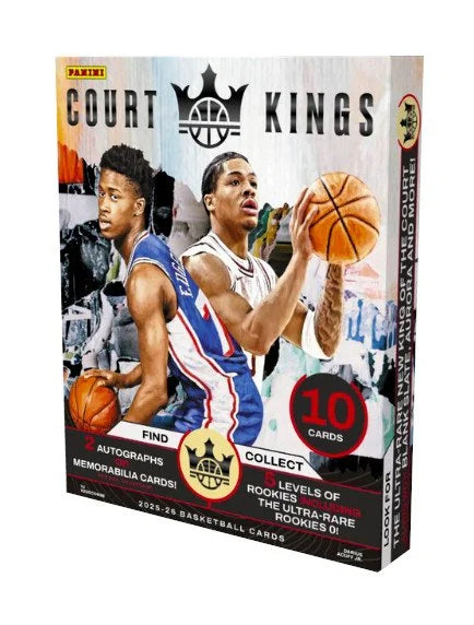 2025-26 Panini Court Kings Basketball Hobby 16 Box Case (Ships Sealed Only) - B16