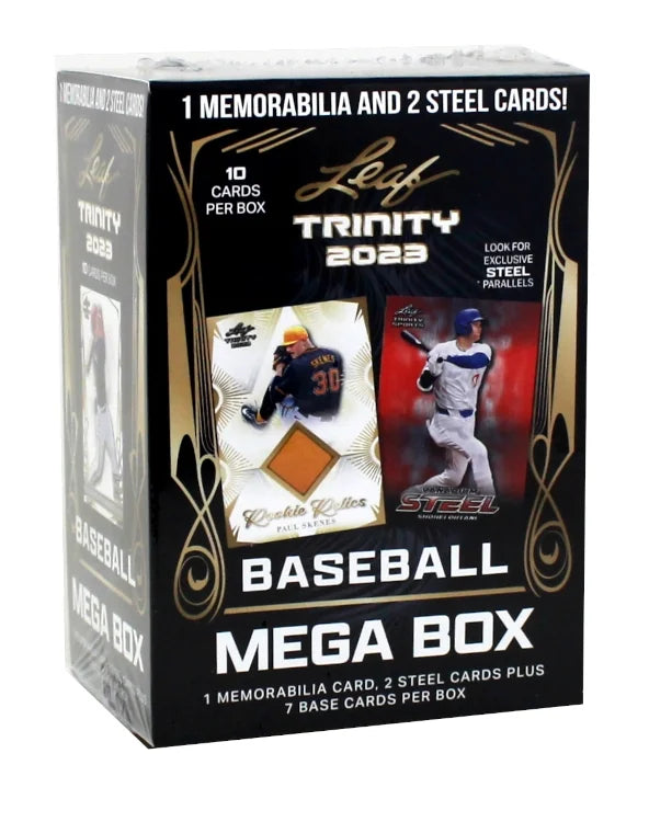 2023 Leaf Trinity Baseball Mega Box (Ships Sealed Only)