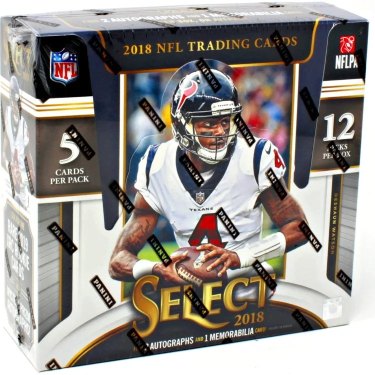 2018 Panini Select Football Hobby 12 Box Case (Ships Sealed Only)