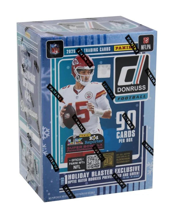 2025 Panini Donruss Football Holiday Blaster Box (Ships Sealed Only)