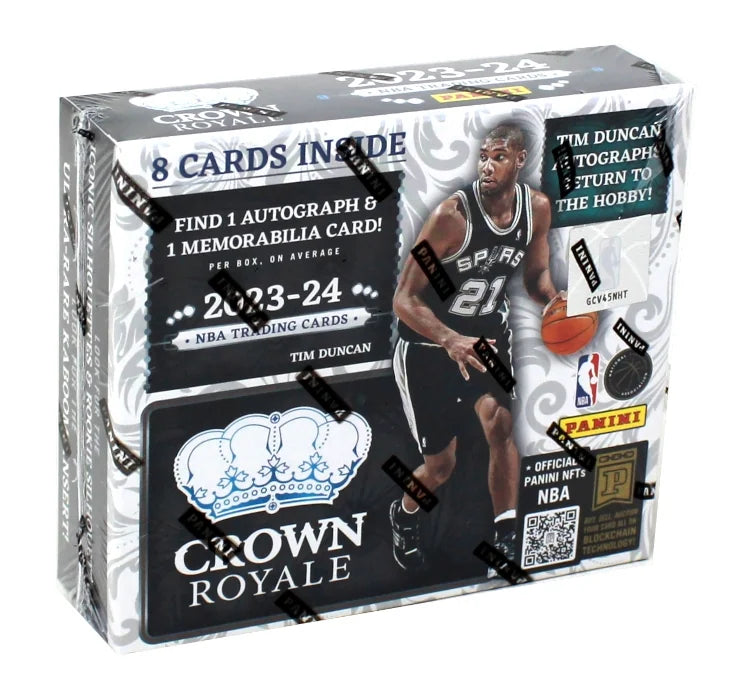 2023-24 Panini Crown Royale Basketball Hobby Box (Ships Sealed Only) - B