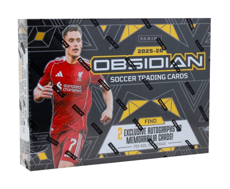 2025-26 Panini Obsidian Soccer International Hobby Case | 12 Boxes (Ships Sealed Only)