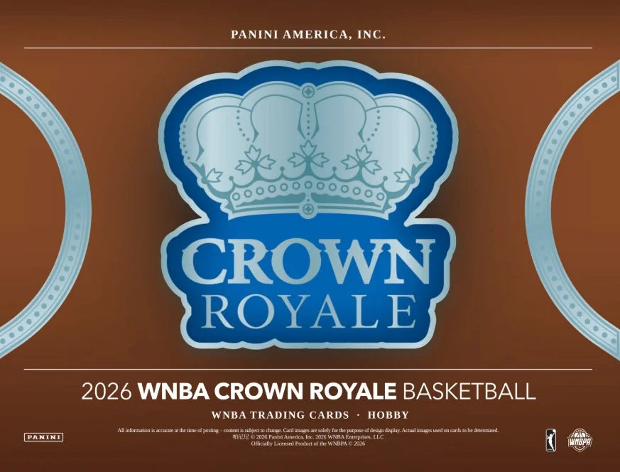 2026 Panini Crown Royale WNBA Basketball Hobby 16 Box Case (Ships Sealed Only)