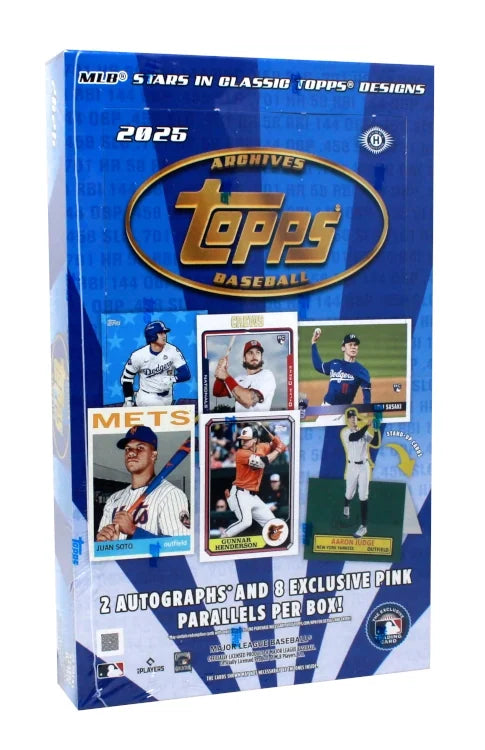 2025 Topps Archives Baseball Hobby 10 Box Case (Ships Sealed Only)