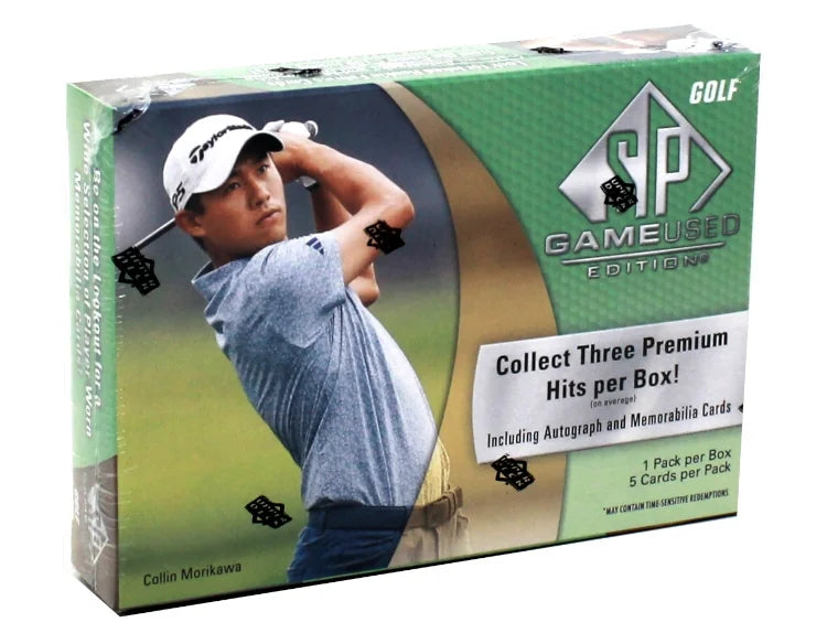 2024 Upper Deck SP Game Used Golf Hobby Box (Ships Sealed Only) - B | P6127786