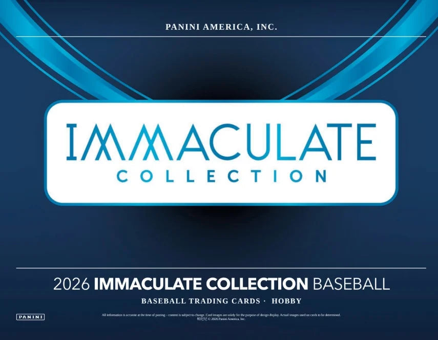 2026 Panini Immaculate Baseball 1st Off The Line Hobby 6 Box Case (Ships Sealed Only) - B