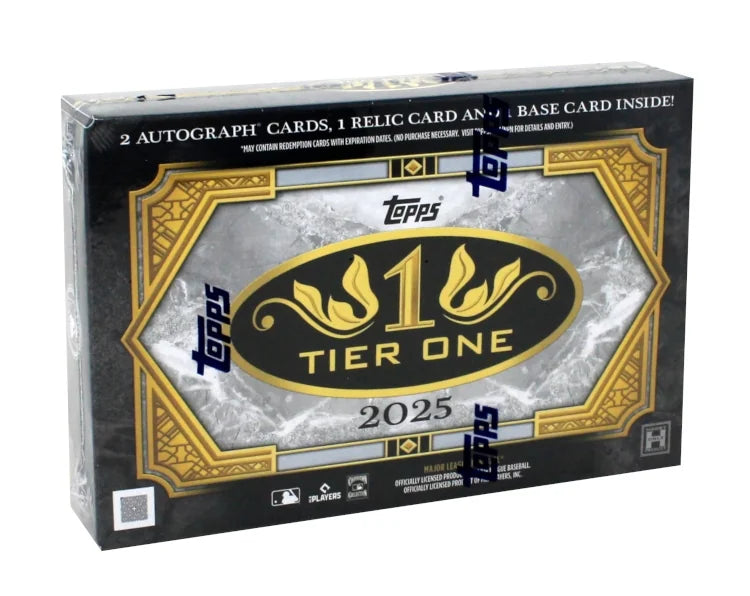 2025 Topps Tier One Baseball Hobby Box (Ships Sealed Only)
