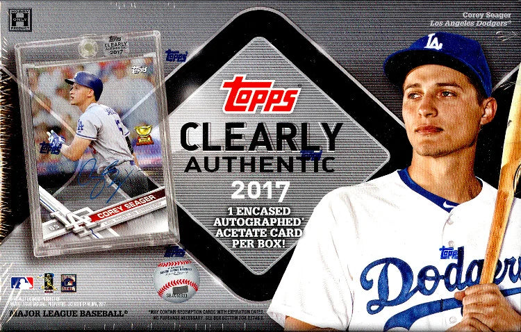 2017 Topps Clearly Authentic Baseball Box | Signed Card Guaranteed (Ships Sealed Only)