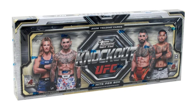 2026 Topps UFC Knockout Hobby 8 Box Case (Ships Sealed Only) - B4