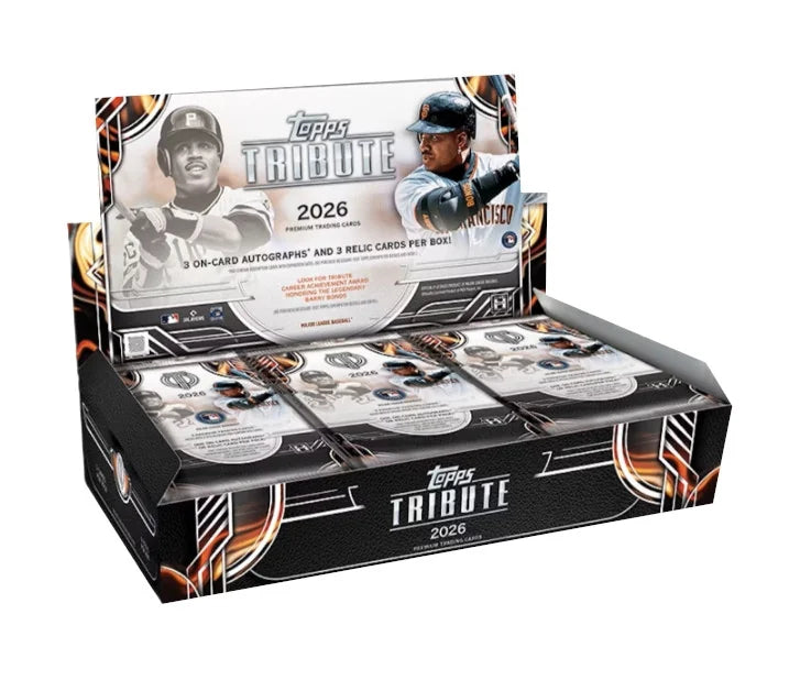 2026 Topps Tribute Baseball Hobby 4 Box Case (Ships Sealed Only)