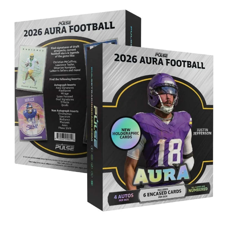 2026 Pulse Aura Football Hobby 10 Box Case