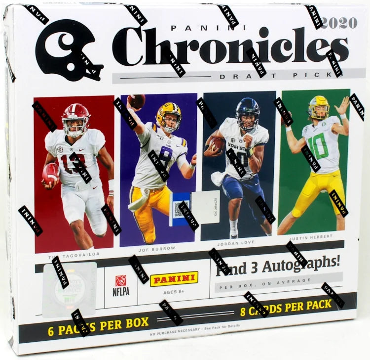 2020 Panini Chronicles Draft Picks Football Hobby 16 Box Case (Ships Sealed Only)