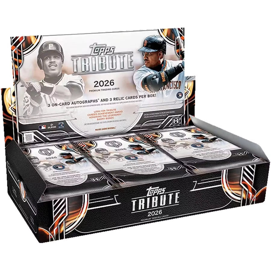 2026 Topps Tribute Baseball Hobby 4-Box Case | Presell (Ships Sealed Only)