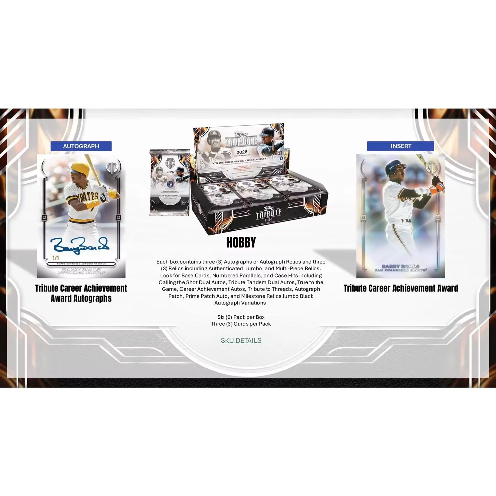 2026 Topps Tribute Baseball Hobby Box | Presell (Ships Sealed Only)