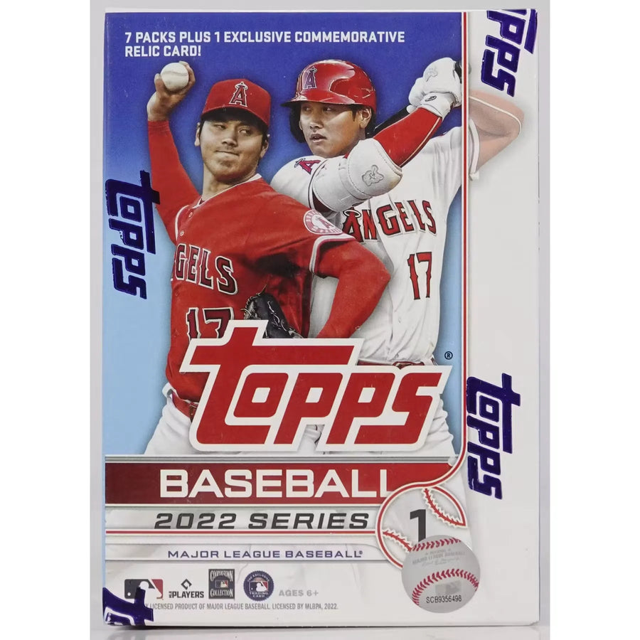 2022 Topps Series 1 Baseball 7-Pack Blaster Box | Relic Card (Ships Sealed Only)