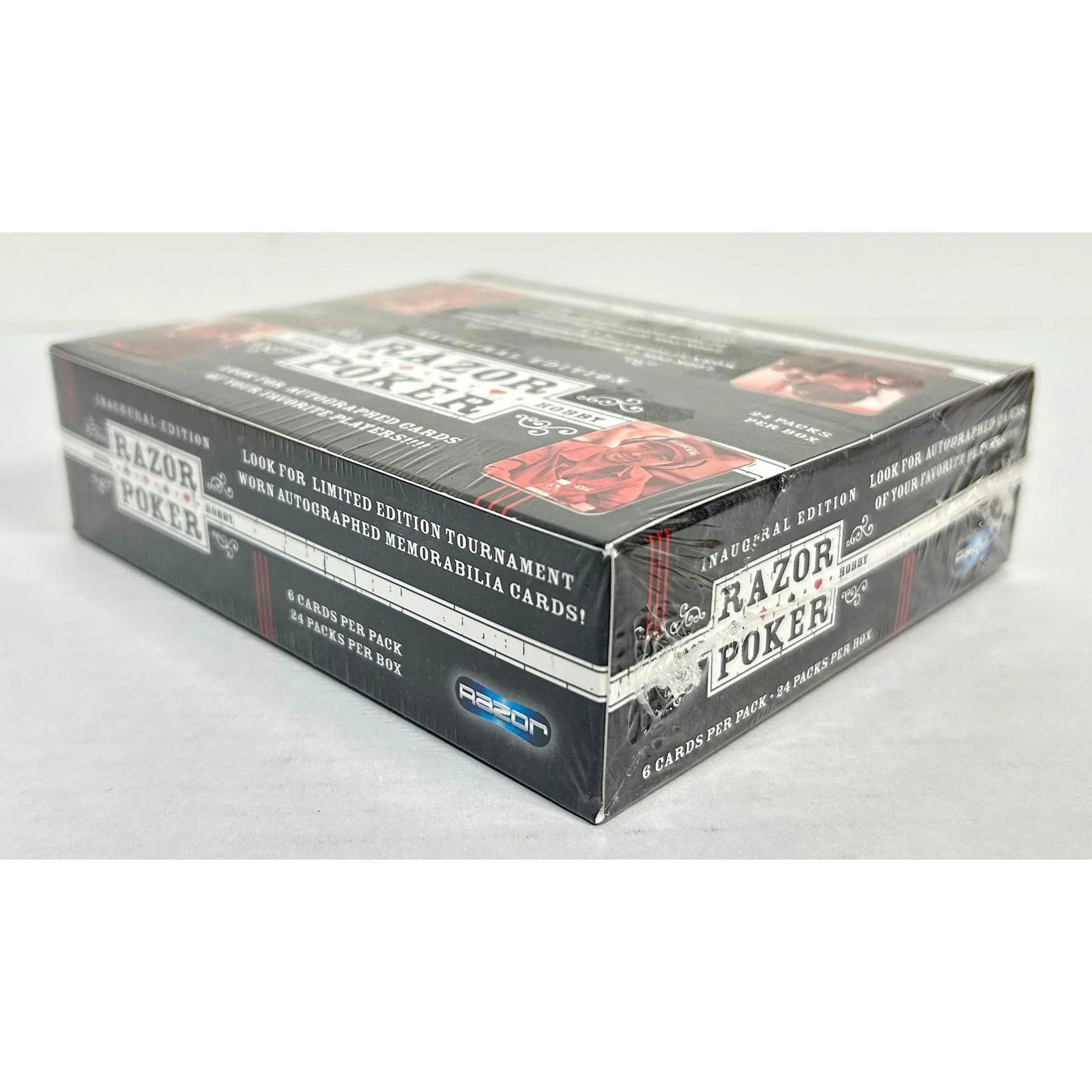 2006 Razor Poker Hobby Box | 24 Packs with Autographed Cards